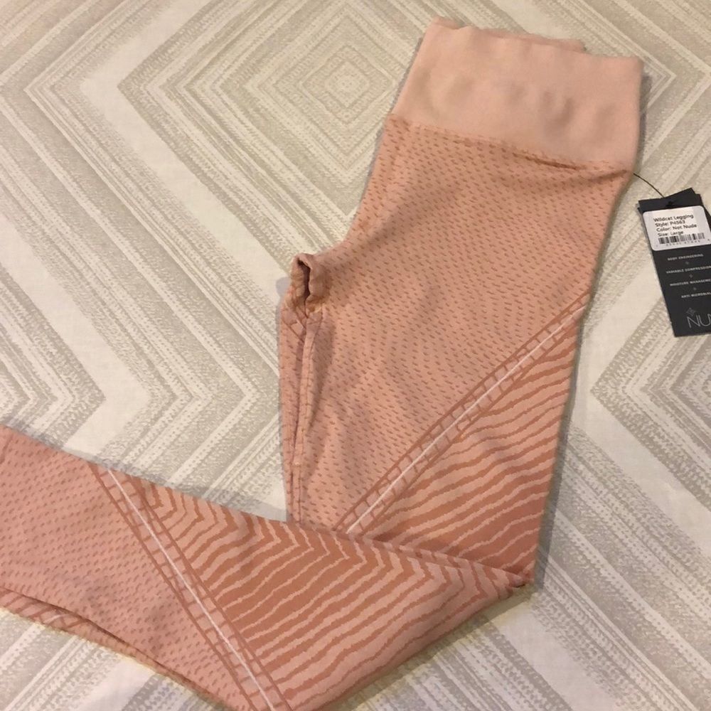 Nux Wildcat Peach Colored Leggings